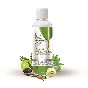 Mayniyo Care Herbal Hair Growth Oil with Natural Herbs For Strong Hairs With 12 Anti Hair Fall Herbs 200 ML (100% Chemical Free & 100% Ayurvedic Formula)