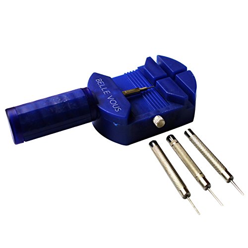 294 teiliges Professionelles Uhr Reparieren Werkzeug Uhrmacher mit fall von Belle Vous – Link Remover, Uhr Batterie Entferner, Uhr zuruck Fall offner, Fruhling Stift Bar, Uhren Reparatur Set - 3