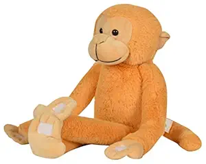 Mirada 52cm Hanging Monkey Soft Toy - Tie Dye Orange? (Brown)
