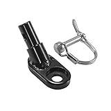 Balight Bike Bicycle Trailer Hitch Coupler for Children Dogs, Bike Accessories Attachment Angled Elbow for InStep & Schwinn
