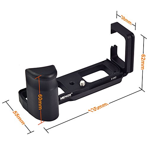 El Mejor Precio MENGS® E-M5 II 1/4 - Placa con Forma de L para Cambio
rápido de Tornillo de 1/4 Pulgadas para la cámara Olympus E-M5 II
Descuento