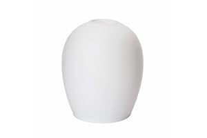 ORION LIGHTSTYLE Paralume in vetro, di ricambio, a forma di tulipano, colore bianco, foro E14, diametro di 30 mm