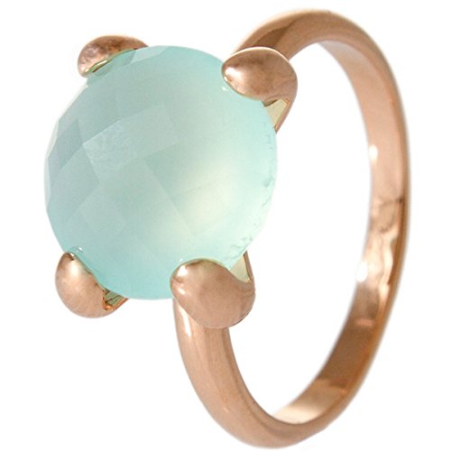 Bronzallure Damen-Ring Bronze Chalcedon grn Gr.54 (17.2) WSBZ00013LB-14
