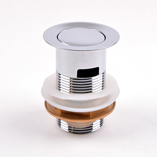 Ablaufventil Ablaufgarnitur für Bad Waschbecken Waschtisch Küche 80mm Kipp-Up - 2