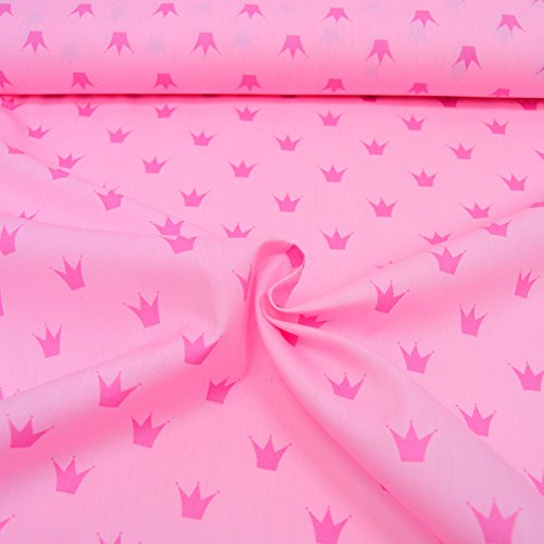 Baumwoll-Stoff „Antonia – Krone“ aus 100% Baumwolle / Kinder-Stoff / Öko-Tex / Meterware ab 50cm / ZX-3-10 - 5