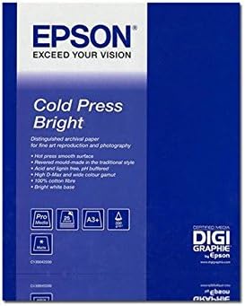 Epson Fine Art Cold Press Bright - two-sided smooth cotton rag paper - 1 roll(s)