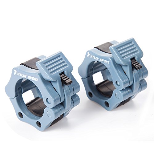 Kylin Sport Paar 5,1 cm Zoll ABS Schraubverschlüsse Klemme Haken Grip w/Quick Release Sicherer Schnappverschluss für Standard Olympischen Hanteln - 4