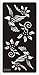 STENCILS TEMPLATES TATTOO Mehndi Stencill Henna Designs - single use S280 - suitable for Henna Tattoo Glitter Tattoo and Airbrush Tattoo