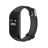 Fitness Armbanduhr,HAISSKY Fitness Tracker mit Pulsuhr IP67 Wasserdicht Smart Aktivitätstracker Sport Armband Herzfrequenz Monitor Smartwatch Schrittzähler für Android iOS Smartphone
