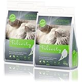 2× Felicity Katzenstreu EXTREME fresh & control 12L/12kg Beutel