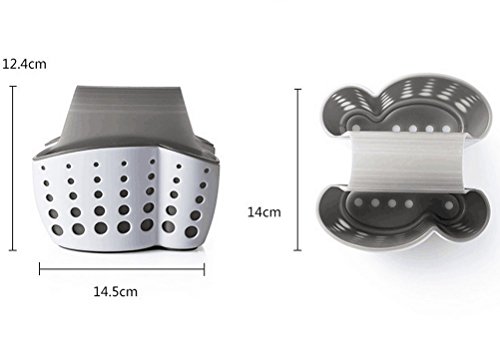 comprare on line Cestino pensile doppio per lavello da cucina White prezzo