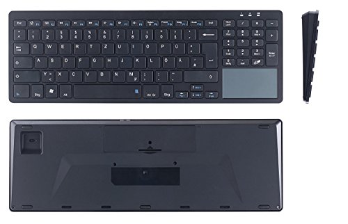 GeneralKeys Slim-Funktastatur mit Touchpad, Ziffernblock, Scissor-Tasten, QWERTZ - 5