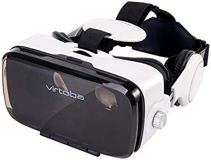 Newest Virtoba X5 BOBOVR VR Z4 120° FOV 3D VR Glasses Virtual Reality Headset 3D Movie Video Game Glass with Headphone for 4-6 Inches Android And IOS Smartphones iPhone 6 Plus/6 Samsung Galaxy
