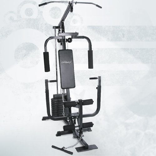 Fitnessstation inkl. 40kg Gewichte, Kraftstation für kompett-Workout auf kleinstem Raum - 2