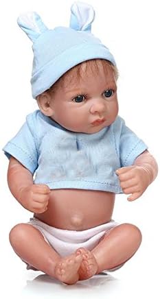 Soft Fashion Reborn Nurturing Dolls Mini with Clothing Real Life 11'' New Baby Boy Doll Toy Waterproof Best Birth Gifts For Children As Playmates Portable Reduce Anxiety Help Autism Pregnant Women
