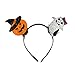Produktbild Quaan Halloween Stirnband Kürbis Kopfbedeckungen Stirnband Haar Zubehörteil zum Halloween Atmosphäre Tasche Geschenk Stirnband Geist Festival KTV Bar Party Festival Dekorationen