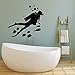 Produktbild Wandtattoo Tauchen Taucher Fisch Blasen Unterwasser Kunst Wandtattoo Ozean Thema Schlafzimmer Badezimmer Wohnkultur 12 hellblau 30x33 cm
