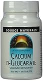 Source Naturals Calcium D-Glucarate, 60 Tabs, 500 Mg (Personal Care)