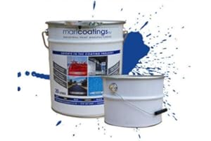 MARL COATINGS LTD Heavy Duty Hardwearing Polyurethane Concrete Industrial (20L Dark Grey) Semi Gloss Floor Paint, Great for Garages, Car showrooms, Factories and Many other uses.