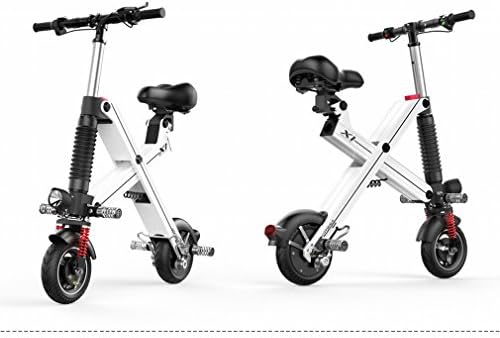 C Electric car Electric Scooter Adult 2 Wheel Folding Car Foldable Electric Car Adult Scooter,White