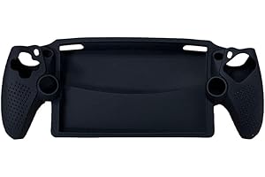 Holilo Funda Protectora Carcasa de Silicona para PS5 Playstation Portal, Estuche de Silicona Protección Accesorios para PS5 Playstation Portal - Negro