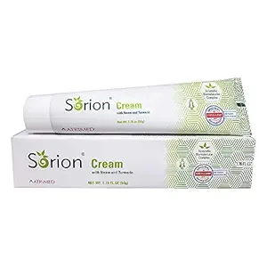 Atrimed Sorion Cream with Neem and Turmeric For Dry, Itchy, & Flaky Skin 50g