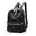 Produktbild sprnb All-Match Oxford Canvas Rucksack weiblichen Nylon Backpack, Schwarz