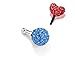 Produktbild 2 PCS 3.5mm Jack Novel Stylish Universal Anti Dust Plug Staub Stecker Jack Handy-Zubehör Slim im Luxus 3D Bling Diamant Rot Love Heart Herz und Ball Shape Glitzer Rhinestone Muster Design Fit für iPhone 6 6S, iPhone 6 Plus iPhone 6S Plus, Samsung Galaxy s5 I9600, S5 MINI G800F, Note 3, Note 4, Note 5, Galaxy J1 Mini 2015/ 2016, J1, J2, J3, J5, J7(2016/2015) HTC One M8, Sony Z2, Z5 Compact, Z3 Sony, Huawei p8, p8 lite, p9, HTC M7, M9 iPhone 5, 5S, 4, 3, XA Perfomance, iPad 1, 2, 3, 4, Mini