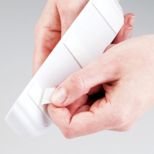 Interdesign 13330EU Affixx Brillen-Ablage für den Waschtisch, weiß - 8