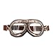 Produktbild LEAGUE&CO Steampunk Helm Motorradbrille Schutzbrille Fliegerbrille für Harley Davidson Honda Yamaha usw. (Transparent)