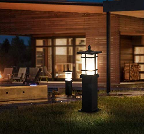 Preisvergleich Produktbild LED Aluminium wasserdichte Rasen Lampe, Outdoor wasserdichte Villa Landschaft Garten Beleuchtung, einfache moderne europäische Garten Rasen Lampe