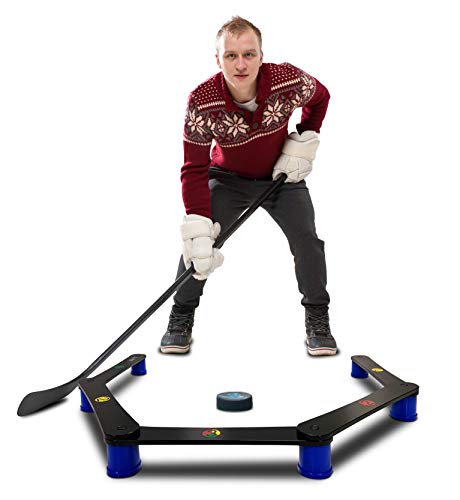 Hockey Revolution Stickhandling Training Aid, Equipment for Puck Control, Reaction Time and Coordination 2nd Generation