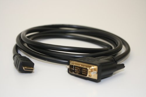 BIGtec 1m mini HDMI / DVI Kabel vergoldet – mini HDMI C Stecker auf DVI-D Stecker vergoldete Stecker und Pins Kabel doppelt geschirmt - 3