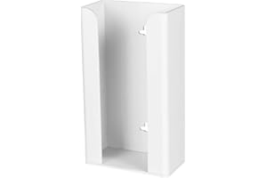 ibasenice Glove Distributor Wall-mounted - Disposable Glove Storage Box/Transparent Wall Mount Distributor Monitoring Box/Disposable Glove Box Distributor/Toilet Paper Dispenser