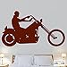 Produktbild Chopper-Motorrad-Fahrrad kühle Schlafzimmer Living Wall Art Aufkleber Aufkleber Vinyl-Raum Schlafzimmer Jungen Mädchen Kinder Erwachsene Heim Wohnzimmer Zitate Küche Badezimmer Wandaufkleber