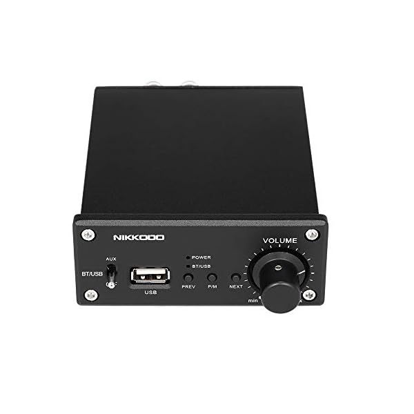 Docooler NK-268 Digital Audio Endstufe Bluetooth 4.0 Mini HiFi Audio Receiver Stereo Verst?rker Dual Channel 30W + 30W mit Netzteil EU Stecker – Bild 3