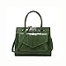 Produktbild LENGKANG-EU 2019 New Texture Tragbare Big Bag Fashion Elementary Atmosphere Umhängetasche Frau Mädchen (Color : Green, Size : 30 * 14 * 25cm)