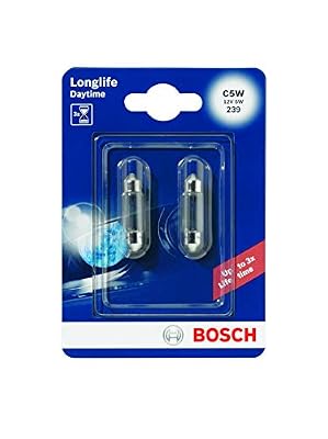 Bosch Lampes Longlife Daytime C5W 12V 5W (Ampoule x2)