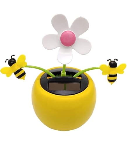 Solar Dancing Flowers – 5 Pack, Eco-Friendly Bobble Head Toy For Desk Or Window - View #3