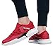 Produktbild Beginfu Herren Freizeitschuhe Leichte Mesh Atmungsaktive Lace-up rutschfeste Plattform Turnschuhe Männer Sportliche atmungsaktive Fliegenturnschuhe für Fitness Joggen Schuhe