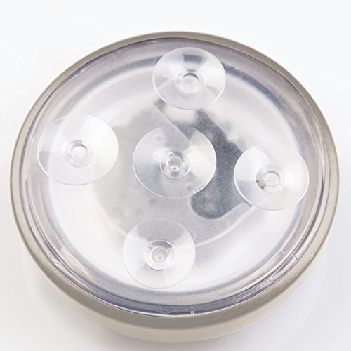 mDesign Badezimmer Uhr mit Saugnapf – Duschuhr zum einfachen Aufhängen – wasserfest & perfekte Haftung - 3