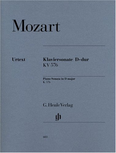 Preisvergleich Produktbild Klaviersonate D-dur KV 576
