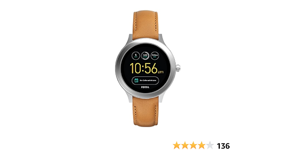 FOSSIL Gen 3 Smartwatch - Q Venture Luggage Leather / Women's Smartwatch  with Bluetooth Technology, Activity Tracker, Smartphone Notifications :  Amazon.co.uk: Watches