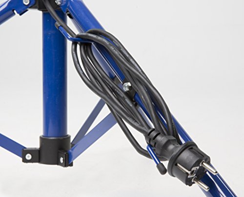 as – Schwabe 46909 Chip LED Strahler mit Stativ, 2 x 30 W , geeignet für Gewerbe Baustelle, blau, 46909 - 5