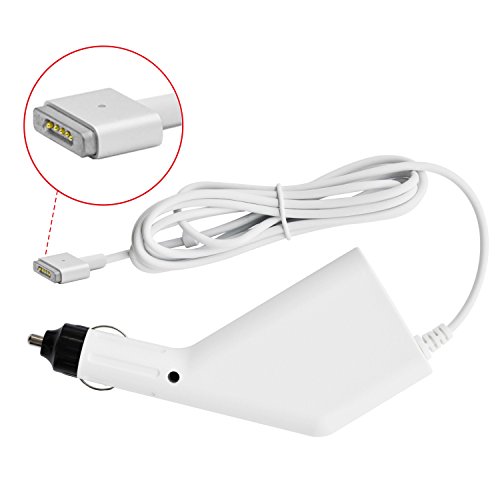 Original iProtect® Auto KFZ Universal Adapter Netzteil Ladegerät 45W für Apple MacBook mit MagSafe 2 Netzanschluss Charger + zusätzlichen USB Anschluss für iPhone / iPad in weiß - 3