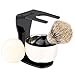 VERY100 Badger Bristle Shaving Brush + Arcylic Brush Holder + Bowl + Shaving Soap Shaving Set