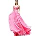 Price comparison product image Internet Women Long Maxi Cocktail Party Ball Prom Gown Formal Dress (Asian L, Hot Pink)