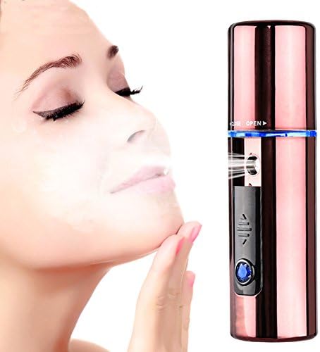 xincare Facial Mist Spray, Portable USB Charging Ultrasonic Nano Facial Steamer Humidifier Handy Sprayer for Moisturizing Cleansing and Skin Care