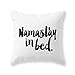 BrockOutletStore Pillowcases Namast'ay In Bed 18x18(inches)