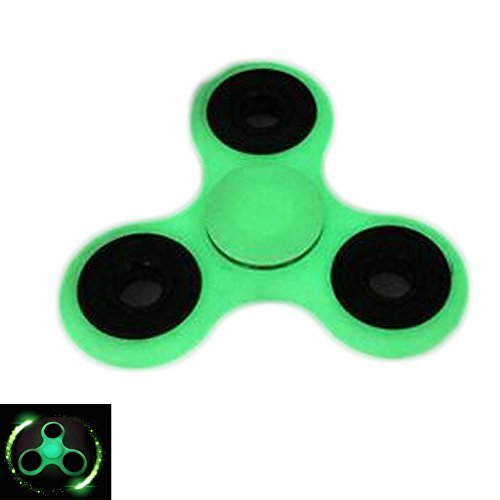 St.Mandyur Tri-spinner Fidget Toy Stress Reducer Ceramic Bearing EDC Focus Toy (Fluorescent Green)